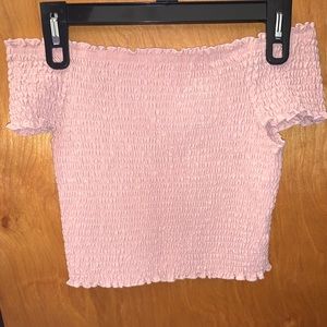BONGO Off-the-Shoulder Crop Top